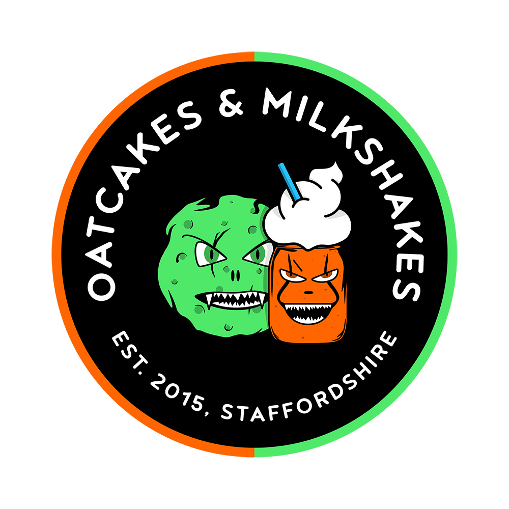 Oatcakes & Milkshakes Diner Designs, Halloween Logo